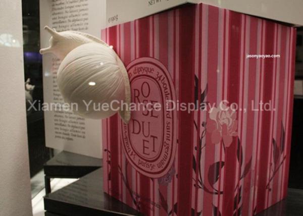 Oversize Fiberglass Snail Statue Eco Friendly Materials For Shop Decoration