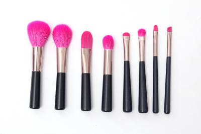 brosse de lecture professionnelle de maquillage du nouveau venu 8pcs avec la poignée mate