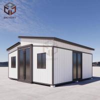 Casa pré-fabricada de contêiner de 20 pés dobrável expansível para construção pós-desastre