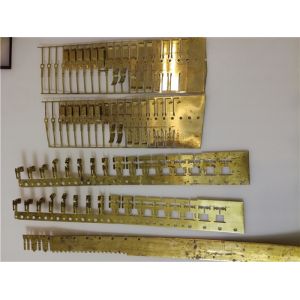 Brass Alloy Moving Contact Sheet Metal Stamping Dies 0.02 Tolerance High Precision