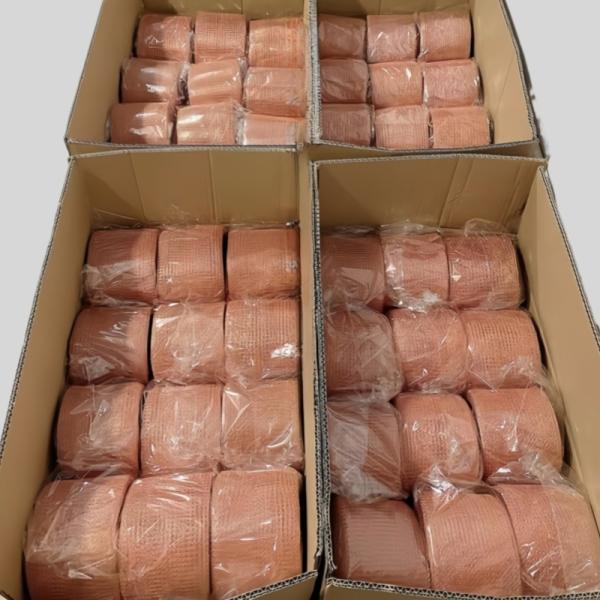 Clôture à escargots en treillis métallique tricoté en cuivre pur, largeur 6 cm, 10 cm, 13 cm, 15 cm