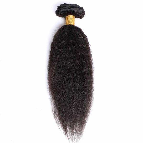 100% Human Hair Clip In Extensions Good Kinky Straight Natural Hair Extension