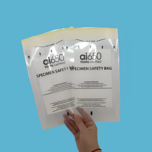 Заказ 95kpa AI 650 медицинский образцы транспортный пакет с замком и биологической опасности этикетки