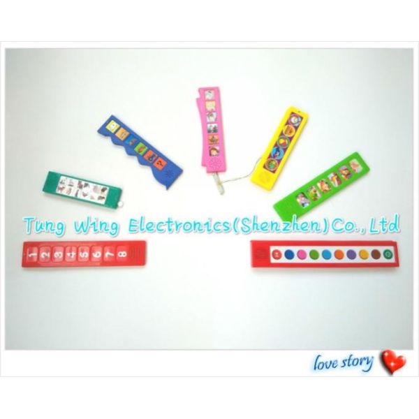 Educational Red 8 Button Small Sound Module Voice Recordable For Baby Sound Books