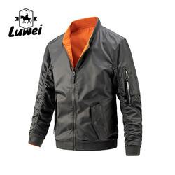 Vestuário Oem Jaqueta Inverno resistente ao vento Bomber Utilidade de tecido de poliéster de motocicleta Outdoor Collar Jackets para Homens