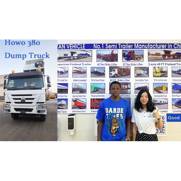 TITAN Howo 380 Sinotruk Howo 6x4 Dump Truck for Sale