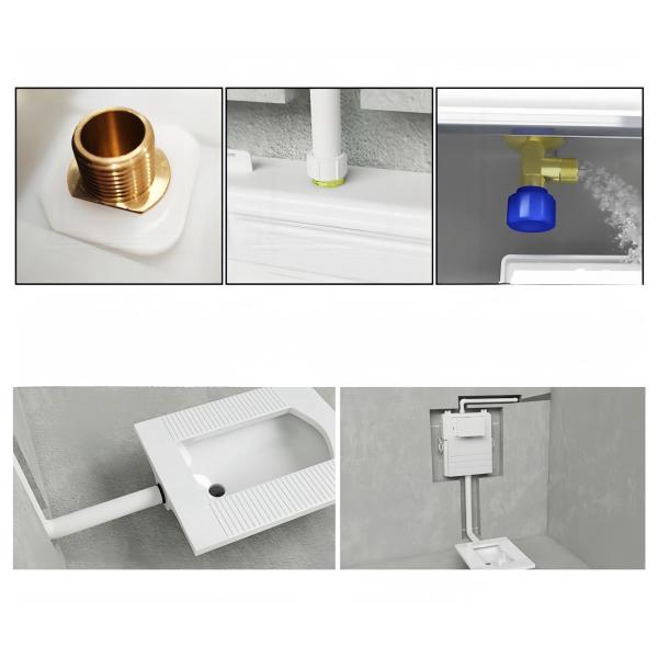 Conceal Tank Bracket Chaozhou OVS Modern Ceramic Toilet WC Dual-Flush Style with Frame