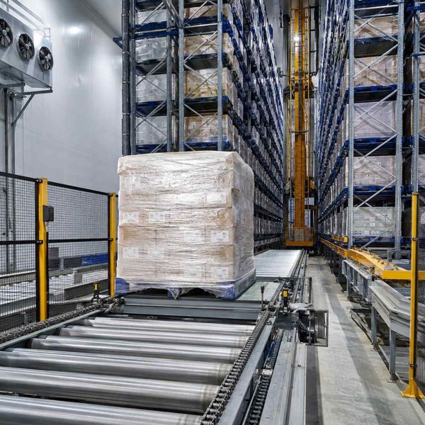 Infeed Outfeed Industrial Storage Racking Systems Cold Chain Logistics Storage System