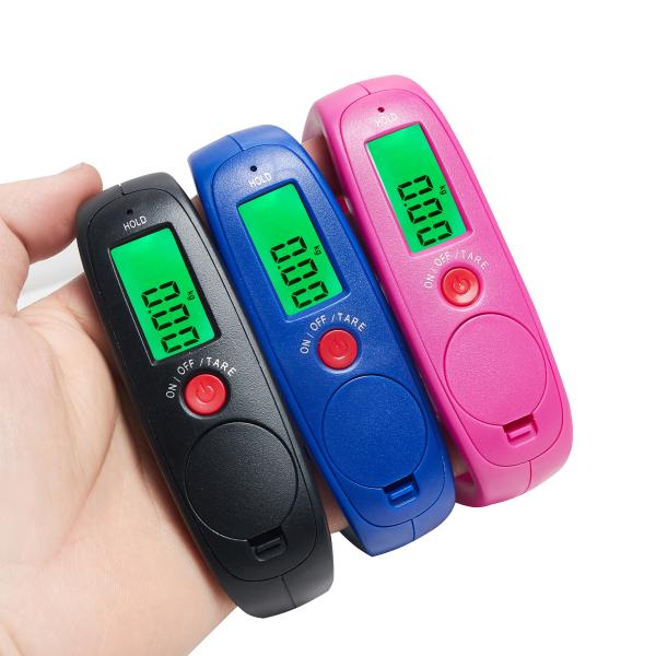 Lightweight Battery Powered 50kg/10g Capacity Big Hook Digital Electronic Luggage Scale