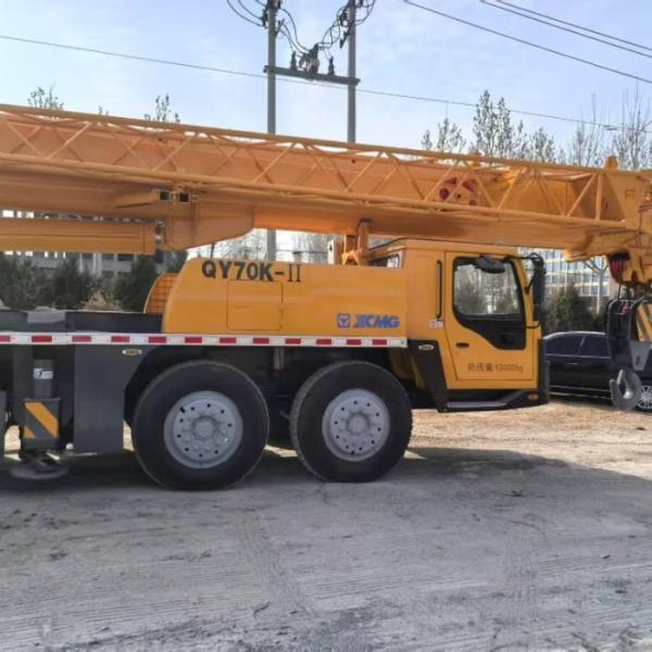 Used Truck Crane 2011 XCMG 70t 70 Tons refurbished Truck Crane