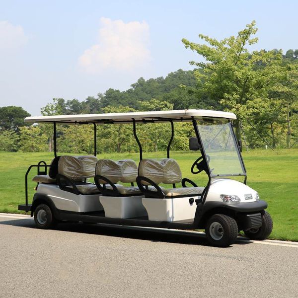 6 Seats & 2 Rear Eco-Friendly Cruiser Electric Golf Buggy with 48V Lithium Battery