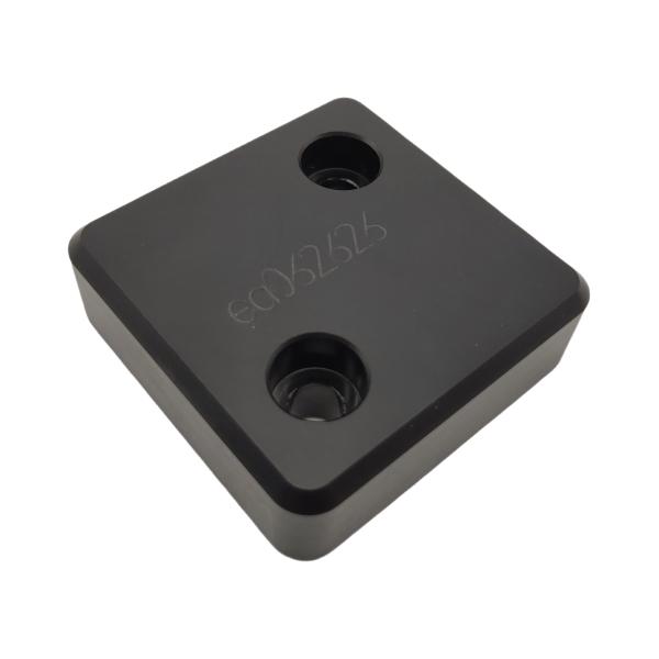 Mecanizado CNC de precisión Partes de aluminio anodizadas en negro para equipos marinos