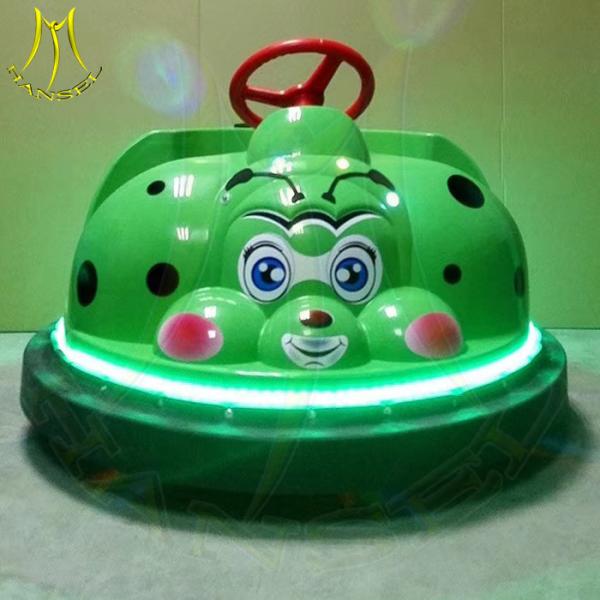 Hansel hot selling battery plastic kids electric kids ride on bumper car