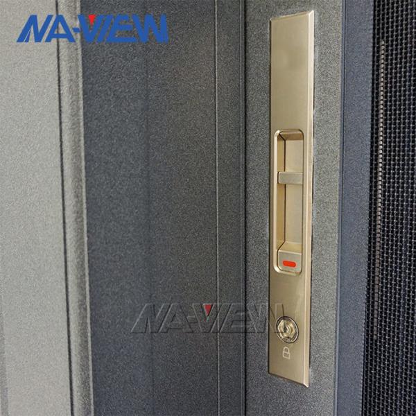 Guangdong NAVIEW Black Aluminum Vertical Sliding Double Hung Window