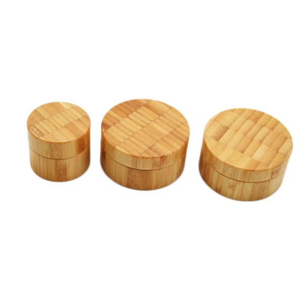 упаковка опарника ЭКО просевателя ПП стеклянных бутылок 20г 50г бамбуковая косметическая внутренняя