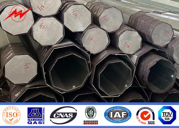 6-18m Polar de aço galvanizado a quente Polar de potência de metal para linha de transmissão Polar elétrico de aço
