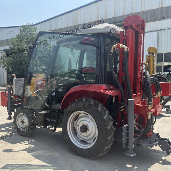 Full Hydraulic Tractor Mounted Water Well Drilling Rig 300m Depth