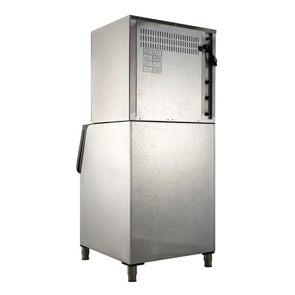 3- LZ-1000 300 kg/24 h 700 lb Máquina de fazer cubos de gelo para restaurante e cozinha