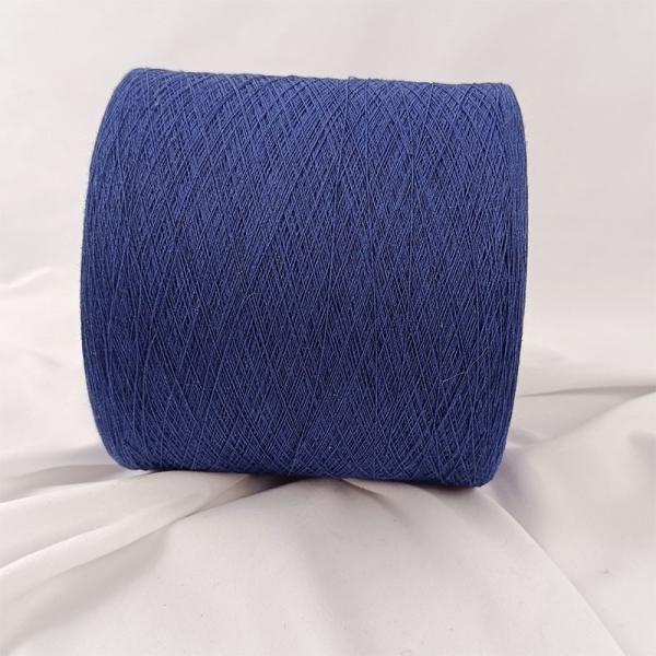 Ne 16s Blue Cotton CVC Yarn for Making Denim Jeans / Jackets