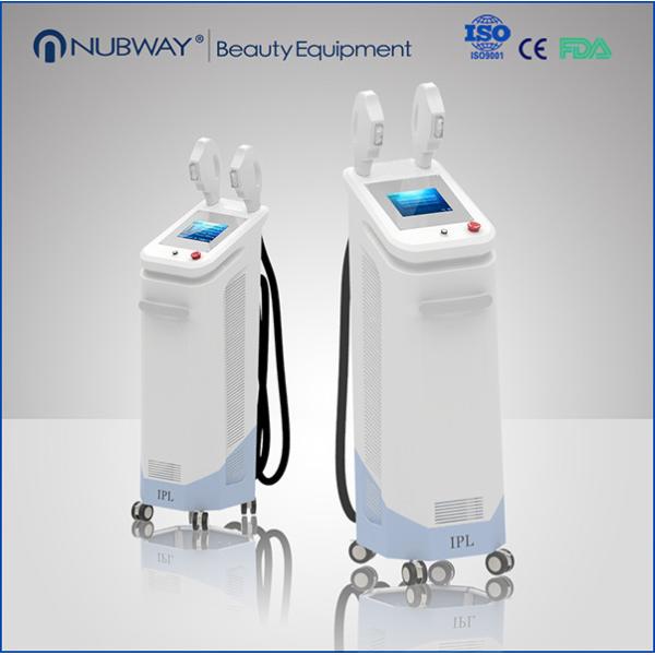 Professional 2 handpiece pain free hair removal SHR ipl machine