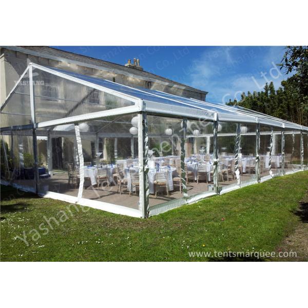 Large Outdoor Backyard Luxury Wedding Tents , Decorating Tents For Wedding Receptions