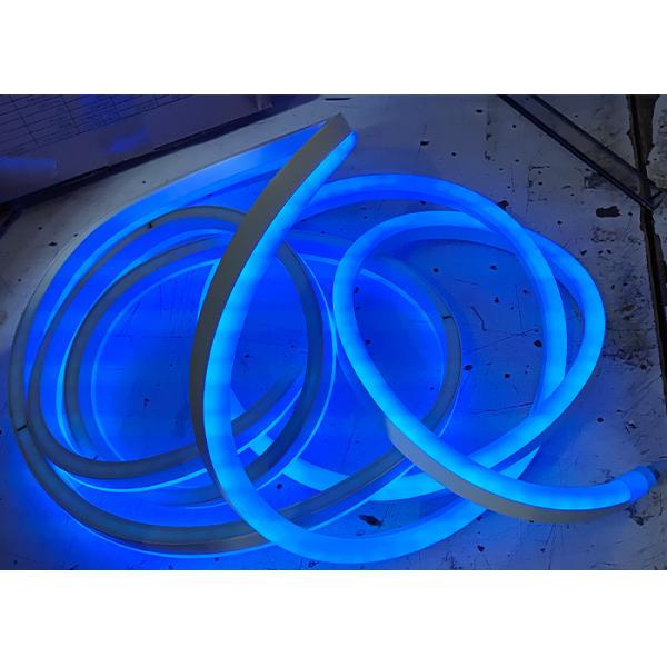 Множественная веревочка гибкого трубопровода куртки PVC 12VDC цвета RGB освещает штепсельную вилку 15*25mm ЕС