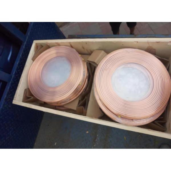 Pancake Coil Copper Tube / Copper Pipe Tube 99 9 Cu Copper for Air Conditioner