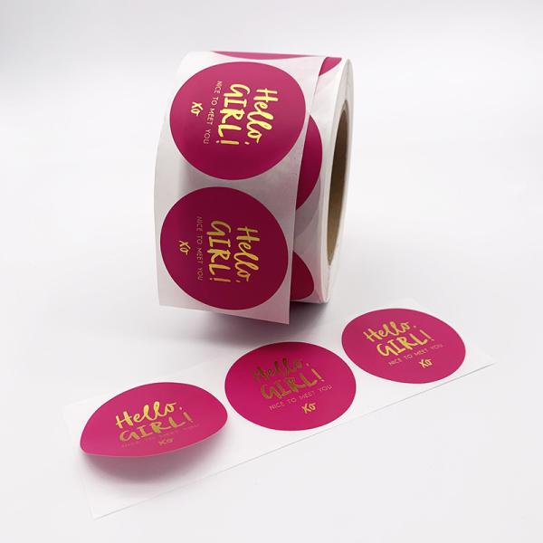 Strong Adhesive PC PVC PET Sticky Logo Labels For Glass Bottles