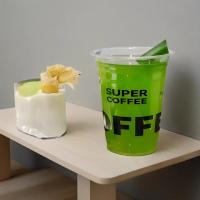 OEM/ODM Tazas para llevar Logotipo personalizado Tazas PET de plástico transparente desechables con tapa