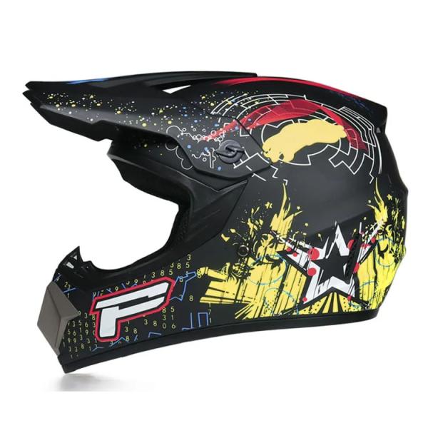 DOT Approved Custom Motocross Helmet with Head Safety Protection and Performance