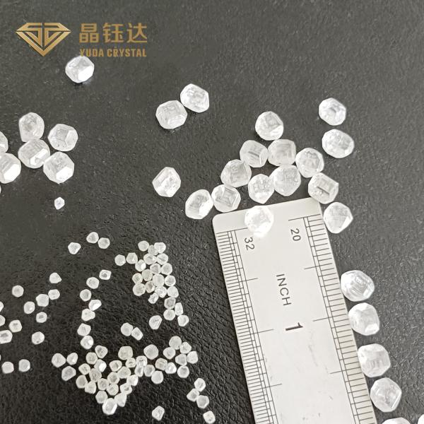 6Ct 7Ct VVS ПРОТИВ ясности DEF красят белый неграненый алмаз HPHT для колец