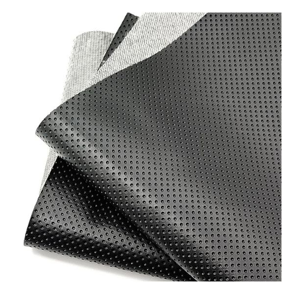 Wear Resisting Pvc Punched Leather Artificial Synthetic Leather Luggage Bag Chair Sofa Leather Fabric