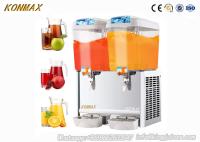 Fruit froid Juice Beverage Ice Tea Dispenser 18L X de boissons de 9,5 gallons 2 réservoirs