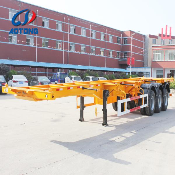 Высокая полезная нагрузка Aotong Гидравлическая система рулевой рампы низкая кровать полуприцеп грузовик 9м 13м