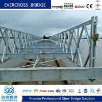 Construction de pont temporaire en acier
