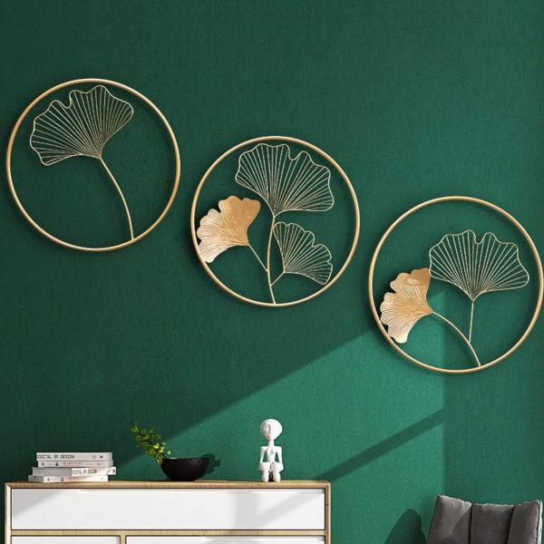 3pcs Nordic Style Wall Art Metal Wall Decoration OEM Easy Install