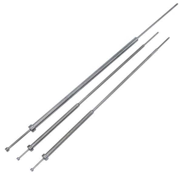 Nitriding Flat Ejector Pins And Sleeves 1.2344 DIN1530CH/C Standard
