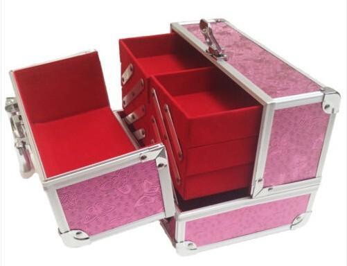 Fashionable Aluminium Makeup Case For Keep Cosmetic And Listing Things