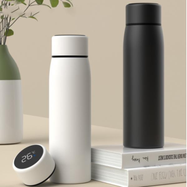 Portable 380ml LED Temperature Display Smart Bottle for Outdoor Travel Camping Hiking