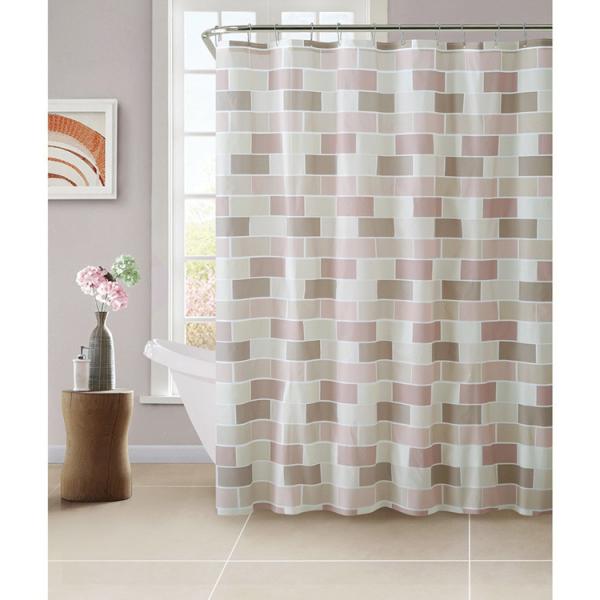 Anti Corrosion PEVA Shower Curtain BPA Free For Homestay / Guest House