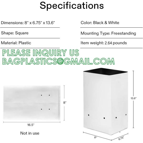 Nursery Growing Bags Large, 7.8x8.6 inches Biodegradable Fabric Seedling Grow Bag, Seed Starting Pots Pouches