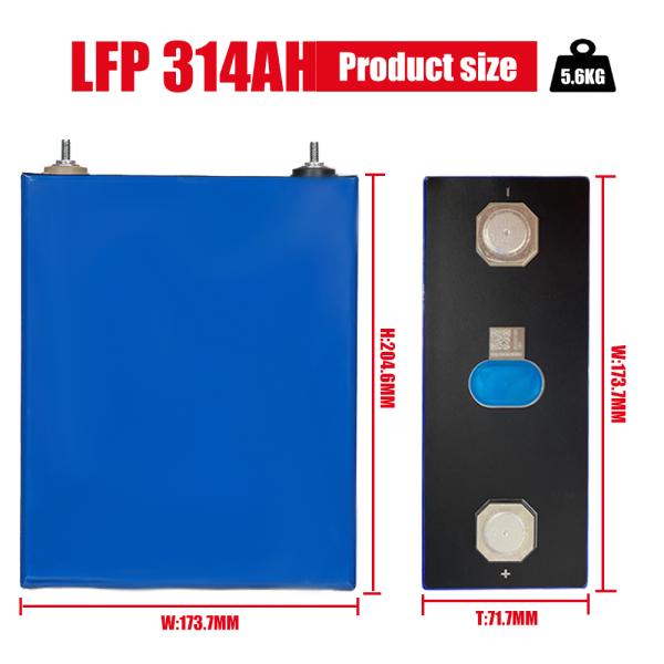 Original Grade A+ EVE MB31 314ah 8000 Cycles LFP LiFePO4 Cell Lithium Battery Iron Phosphate