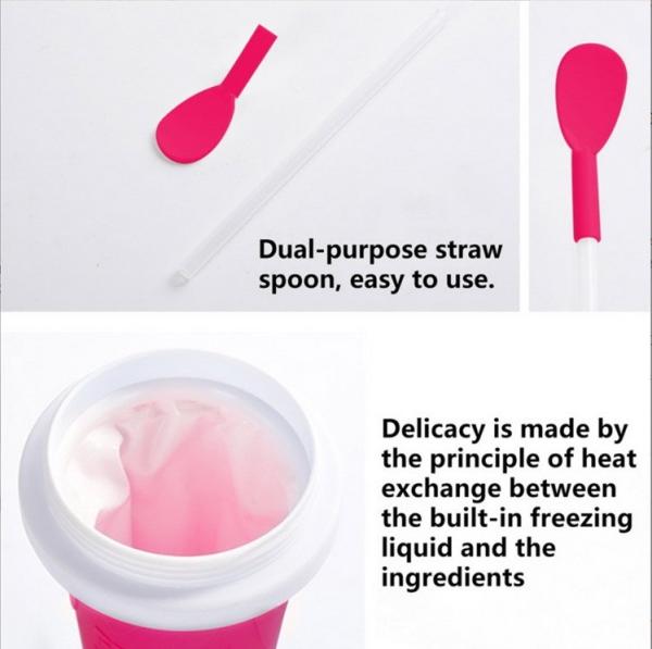 Modern Design WITH LID Children's Summer Must-Have Sand Ice Cup for Quick Cooling
