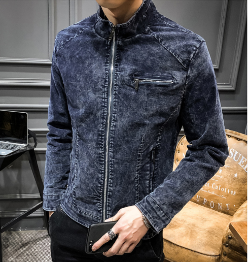 Men's Fashion wholesales 100% cotton stone washed classical jacket/retro jacket