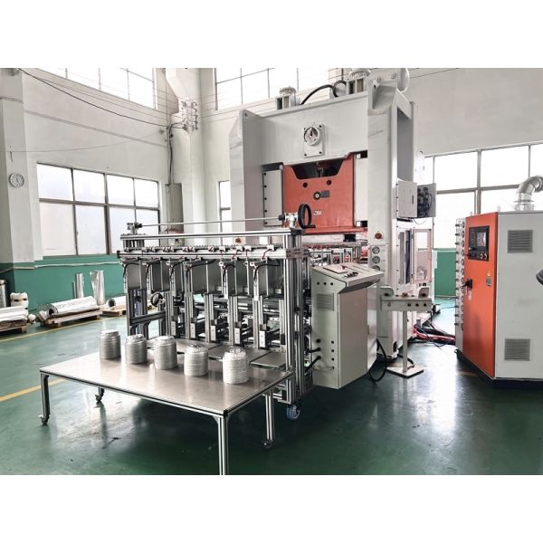 130ton Takeaway Disposable Tin 3003 Aluminium Foil Food Container Machine