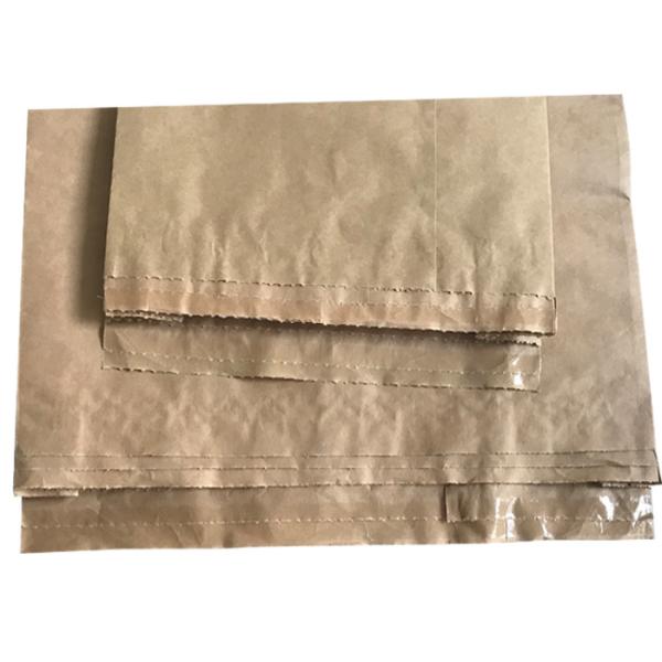 3 Layers Heat Sealed Paper Bags Trapezoid Pocket Opening Good Wear Resistance