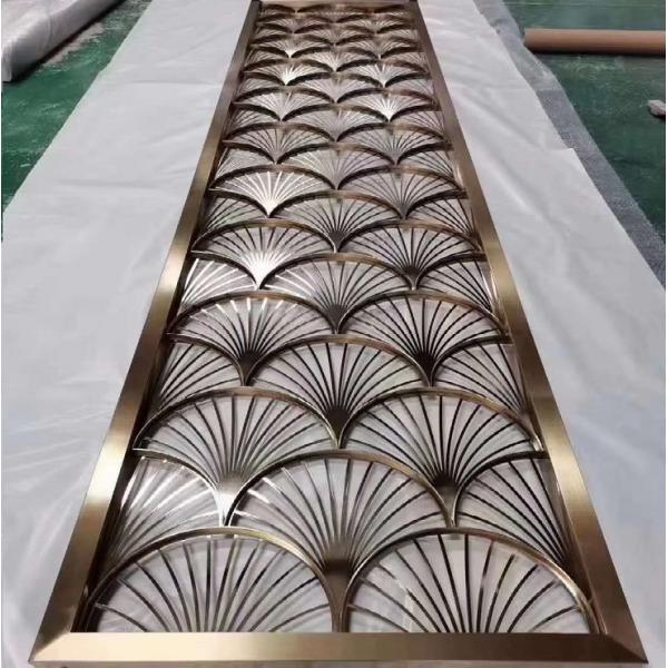 Лазер отрезал рассекатель комнаты стекла искусства рамки нержавеющей стали сильный