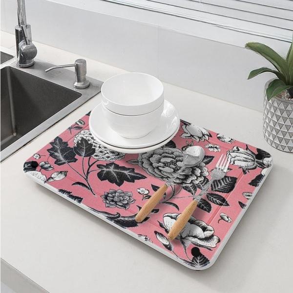 Table Decoration Accessories Type Mats Pads Ultra Absorbent Diatom Stone Dish Dry Mat