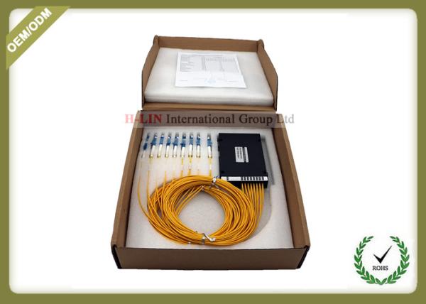 1270 - 1610nm Wavelength Fiber Optic Splitter 8 Channe CWDM DWDM Mux