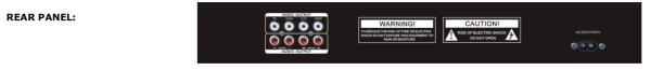 public adress system full set  DVD Player with Mp3 Player & USB